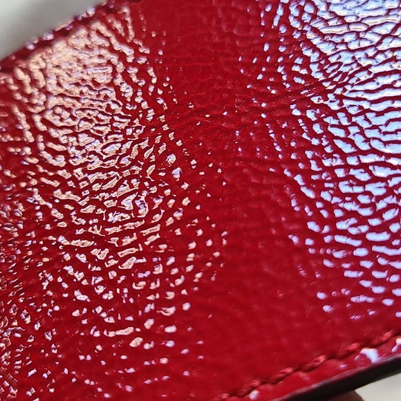 NWOT YSL Y2K Tom Ford Era Red Patent Statement Belt - OSFA - Picture 6 of 7